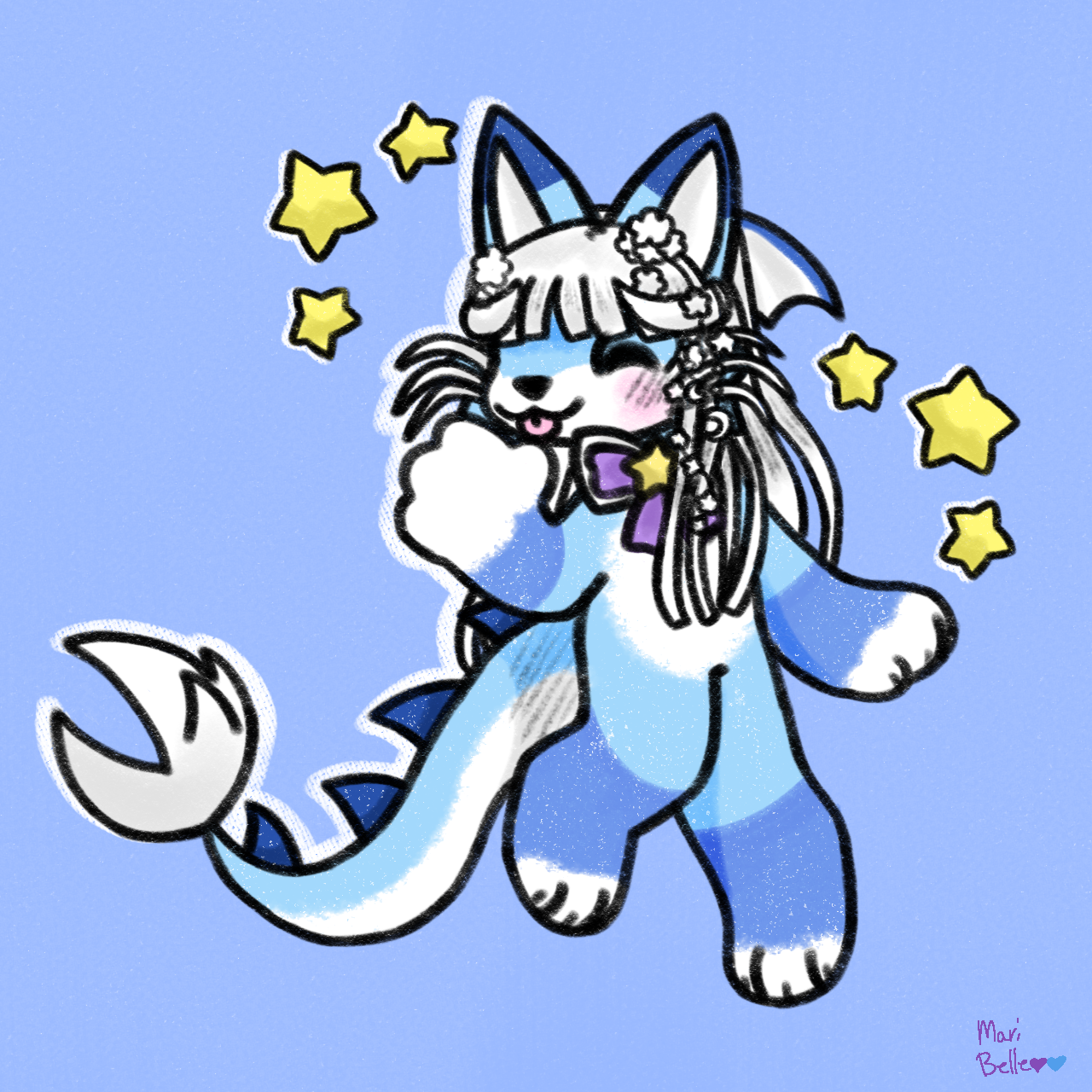 drew someones roblox character - the hair took quite a bit :p