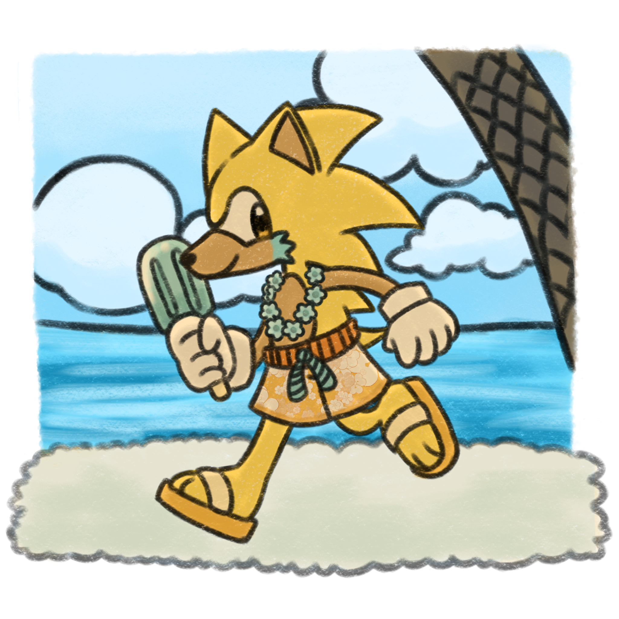 drawing i made for a friend on discord
