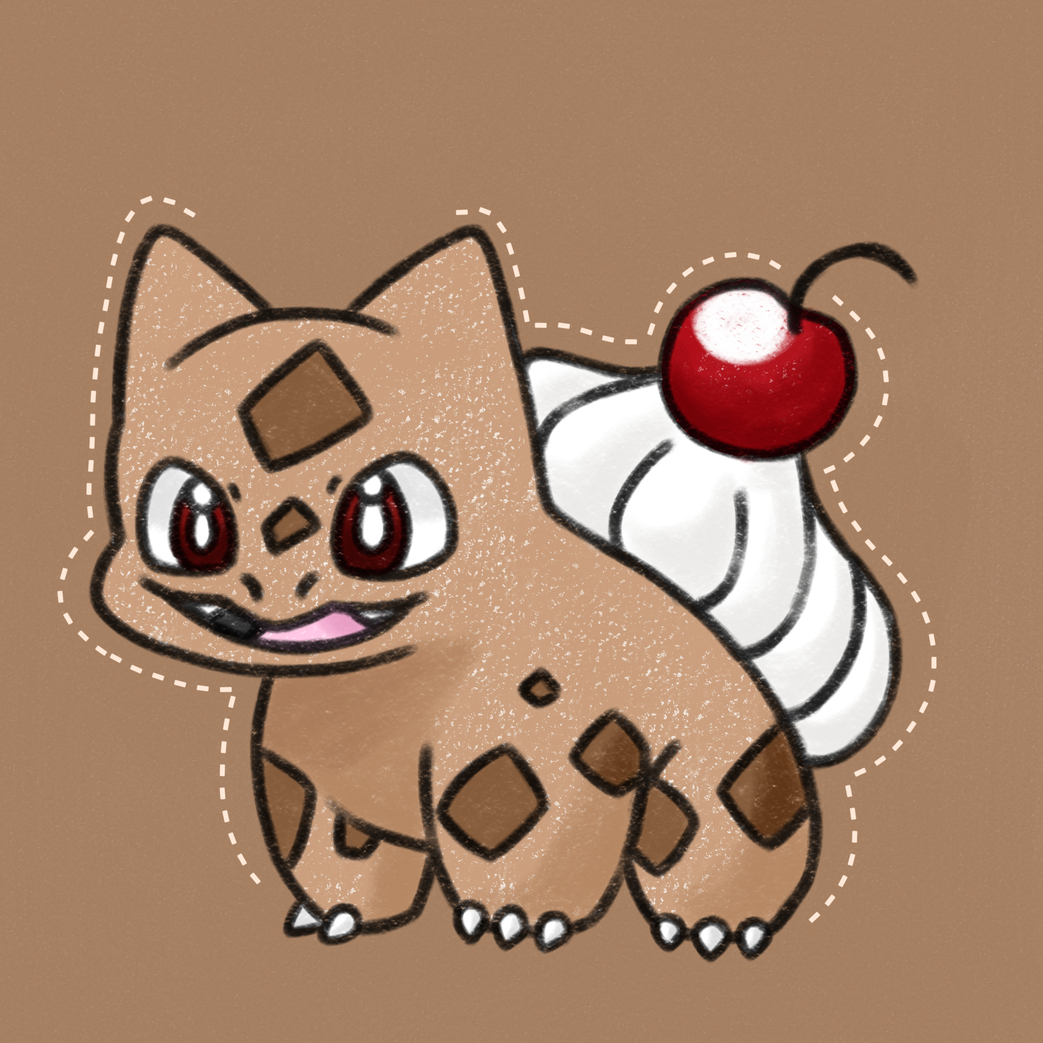 brownisaur from pokemon sweet version