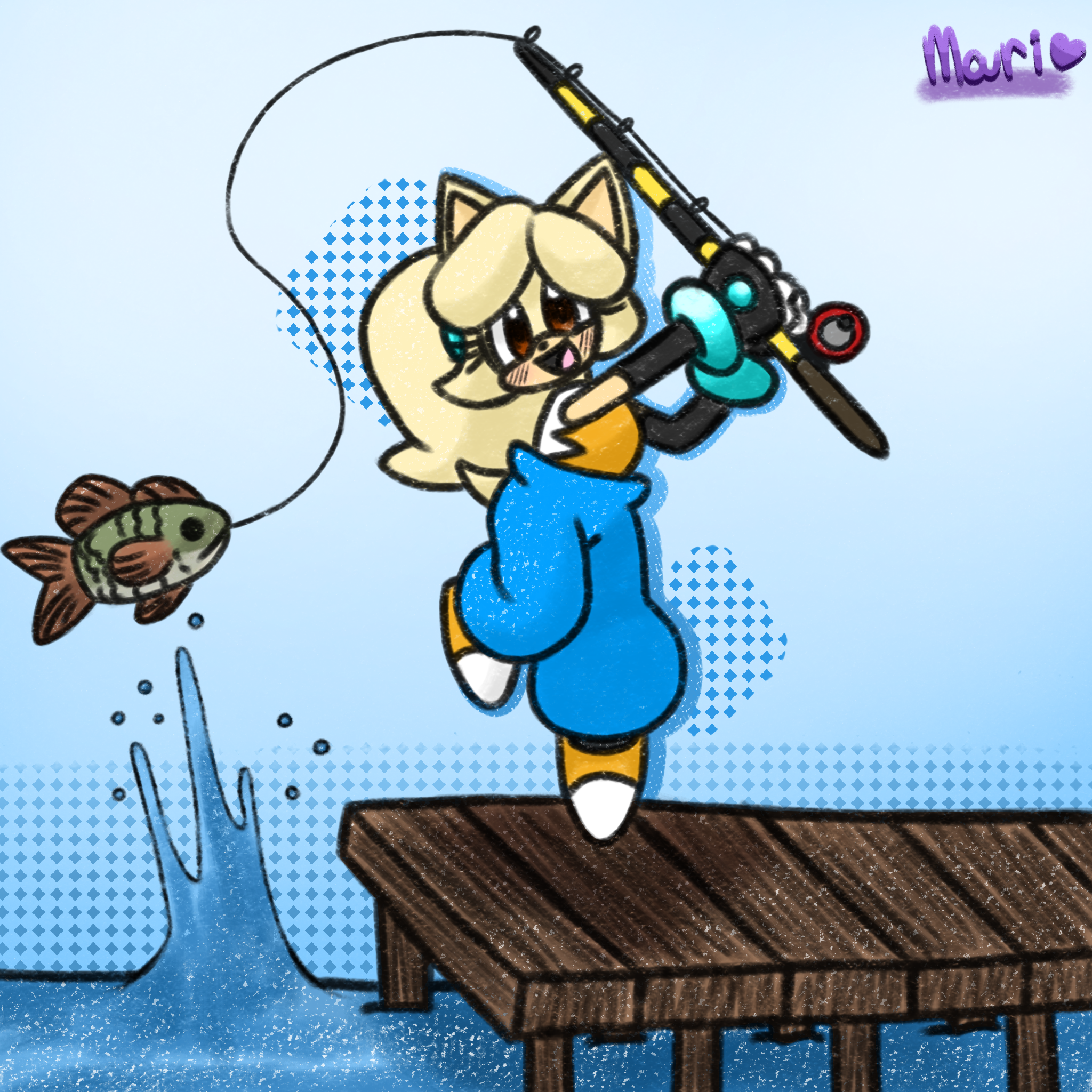 my part of an art trade