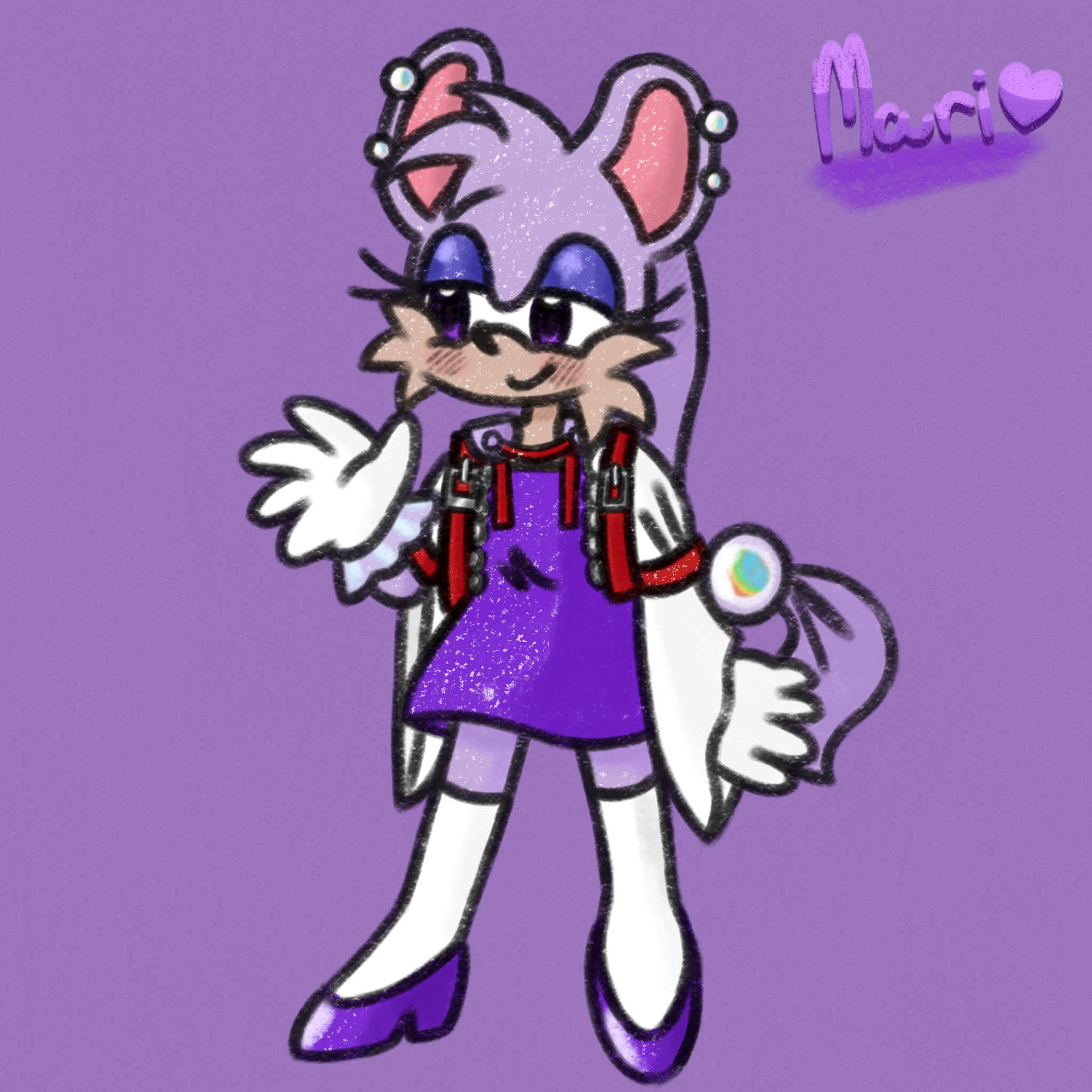 request art, purple characters are always nice :>