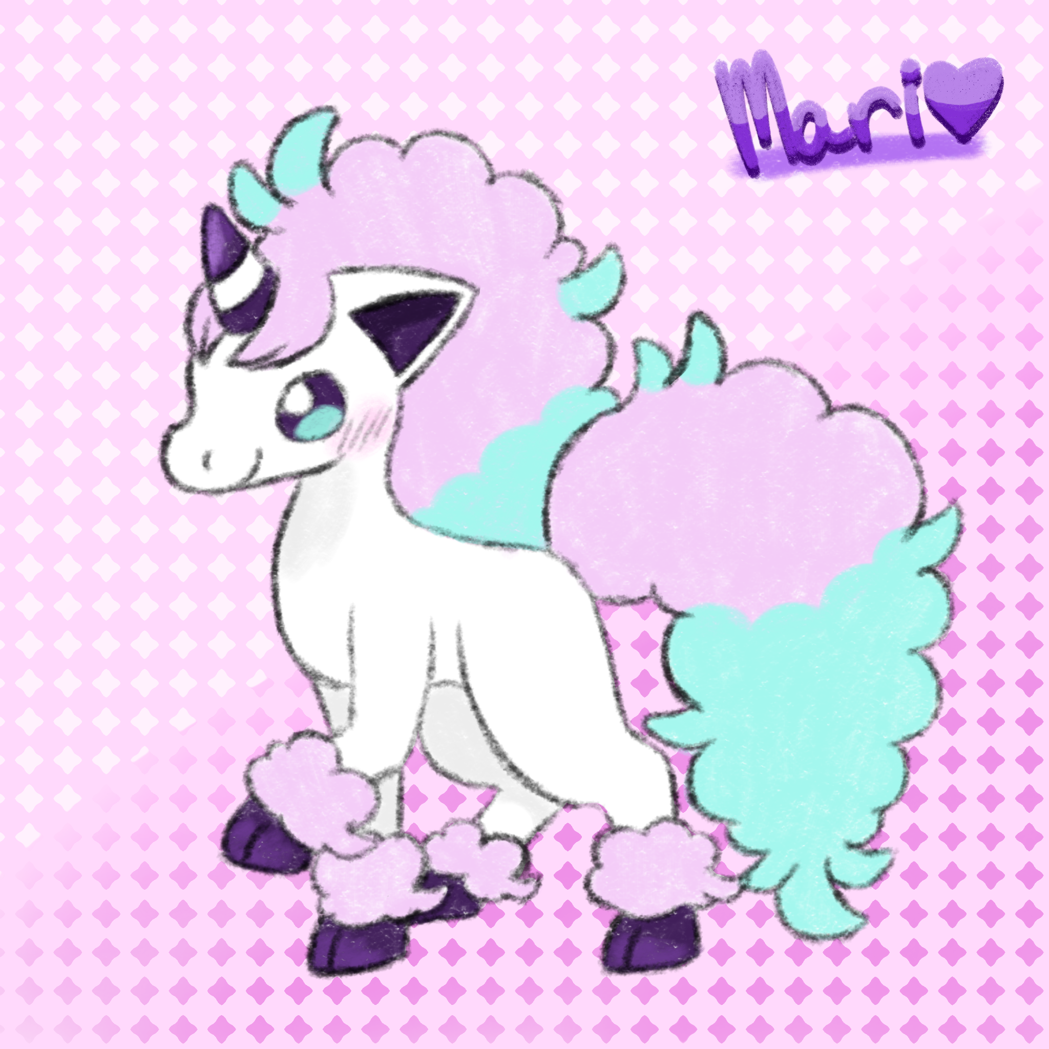galar ponyta - such a cute pokemon