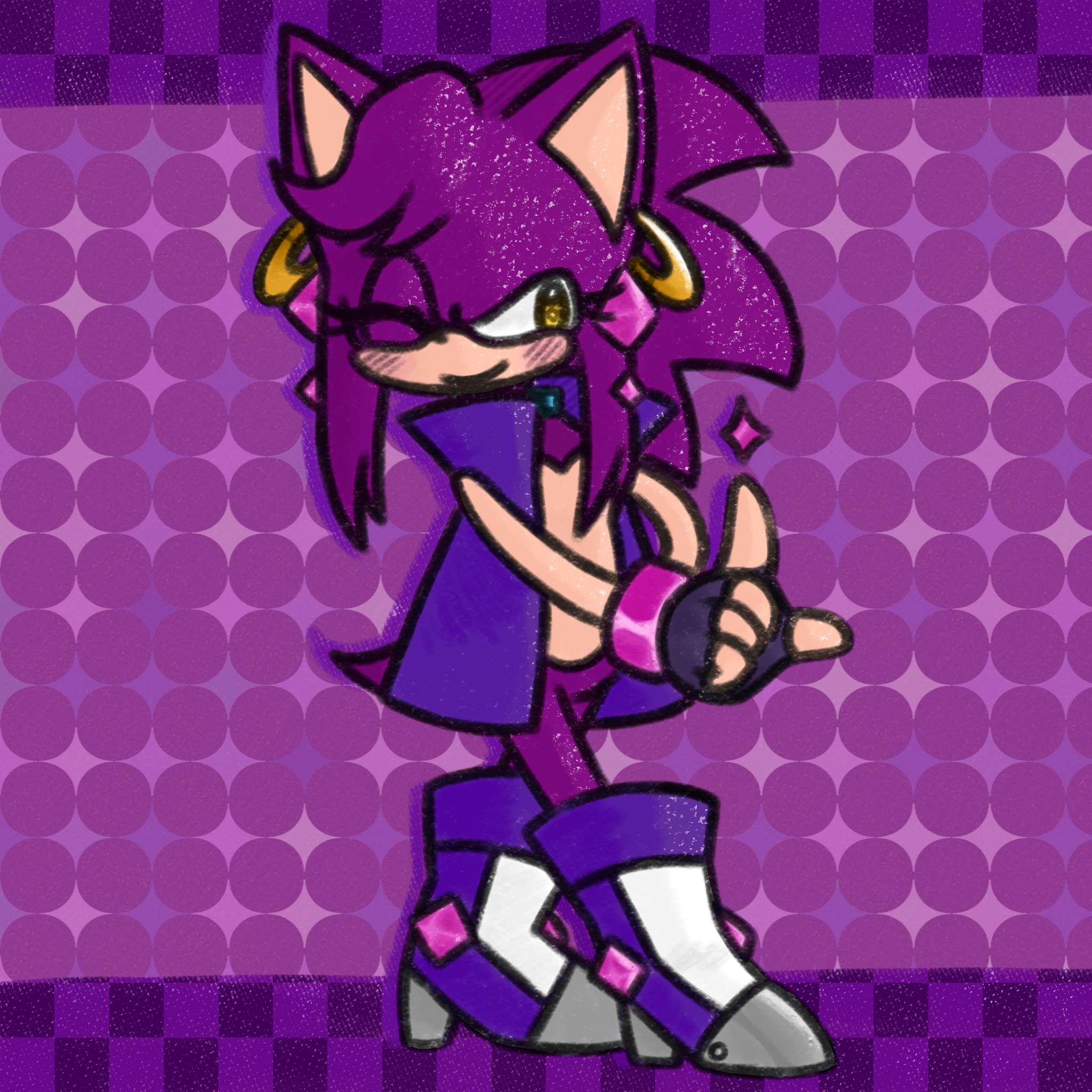 my hedgehog oc, pretty happy with this one