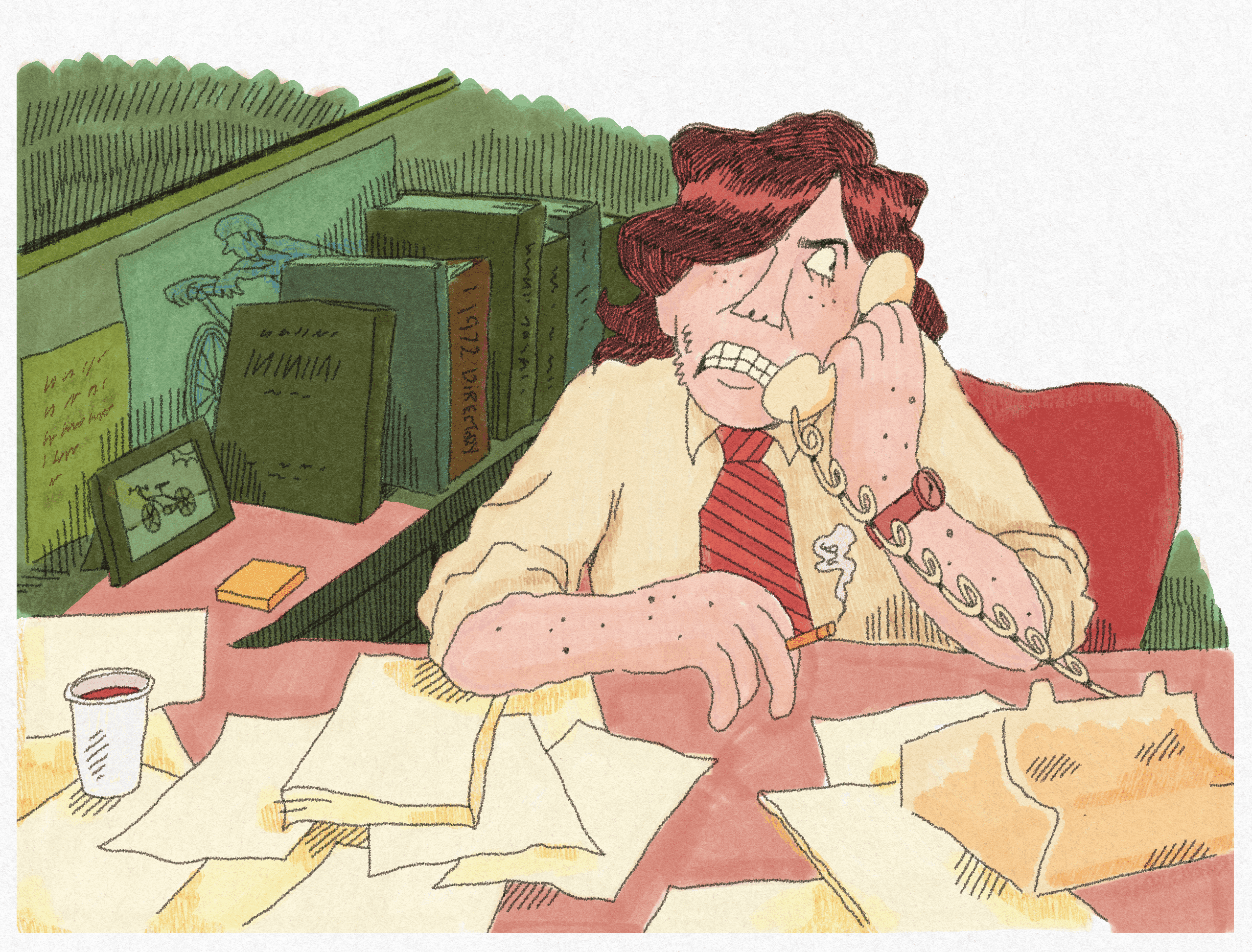 Carl on the Phone, /25