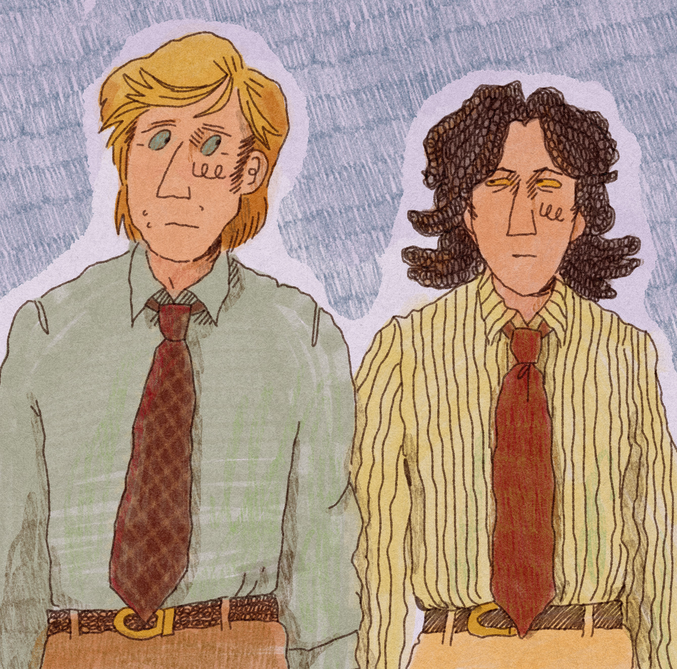 Bob and Carl standing together, 11/28/24