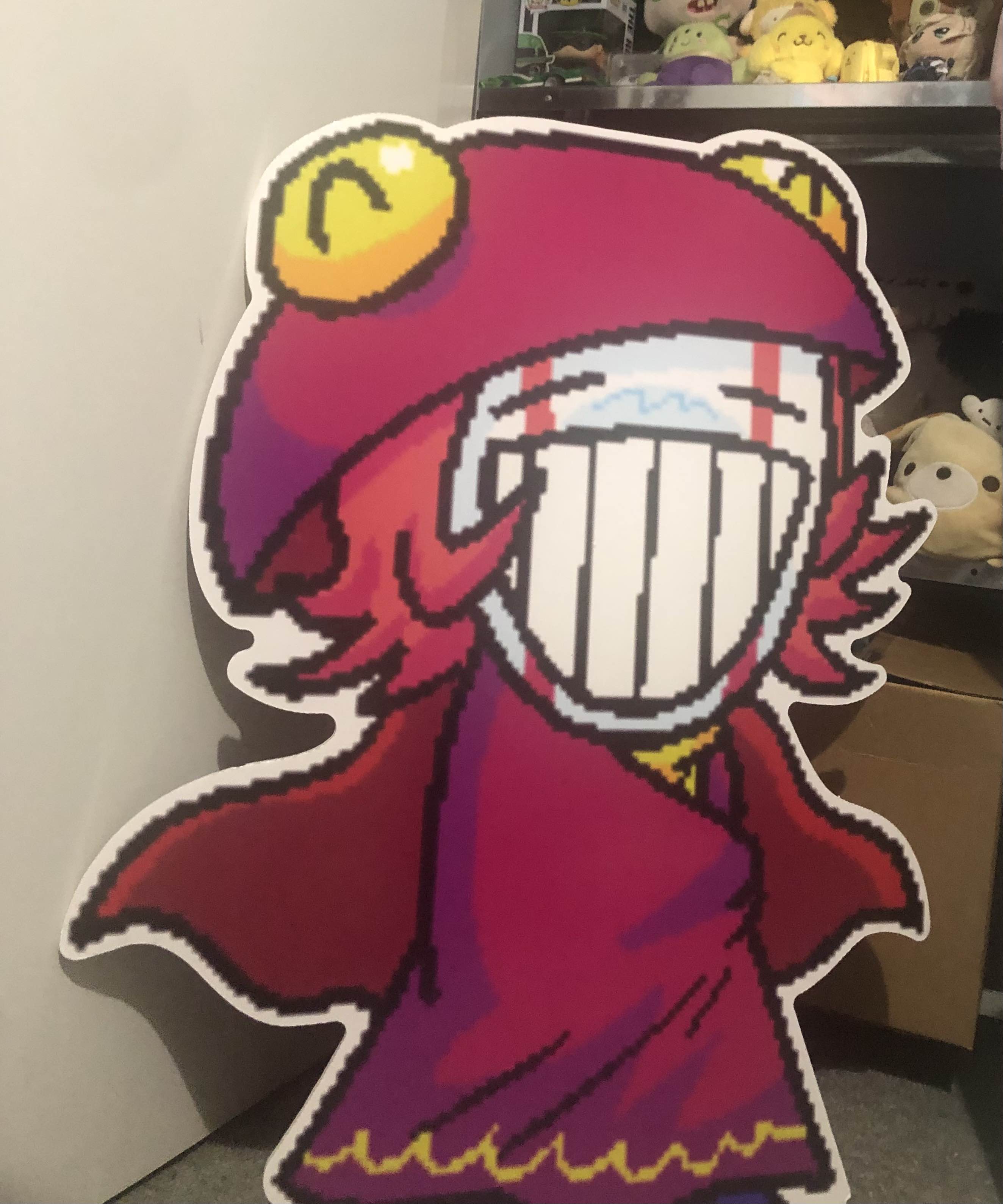 cardboard cutout of merci's taunt talksprite