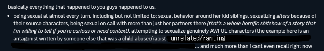 another screenshot proving that melody cannot stop being sexual to save her life