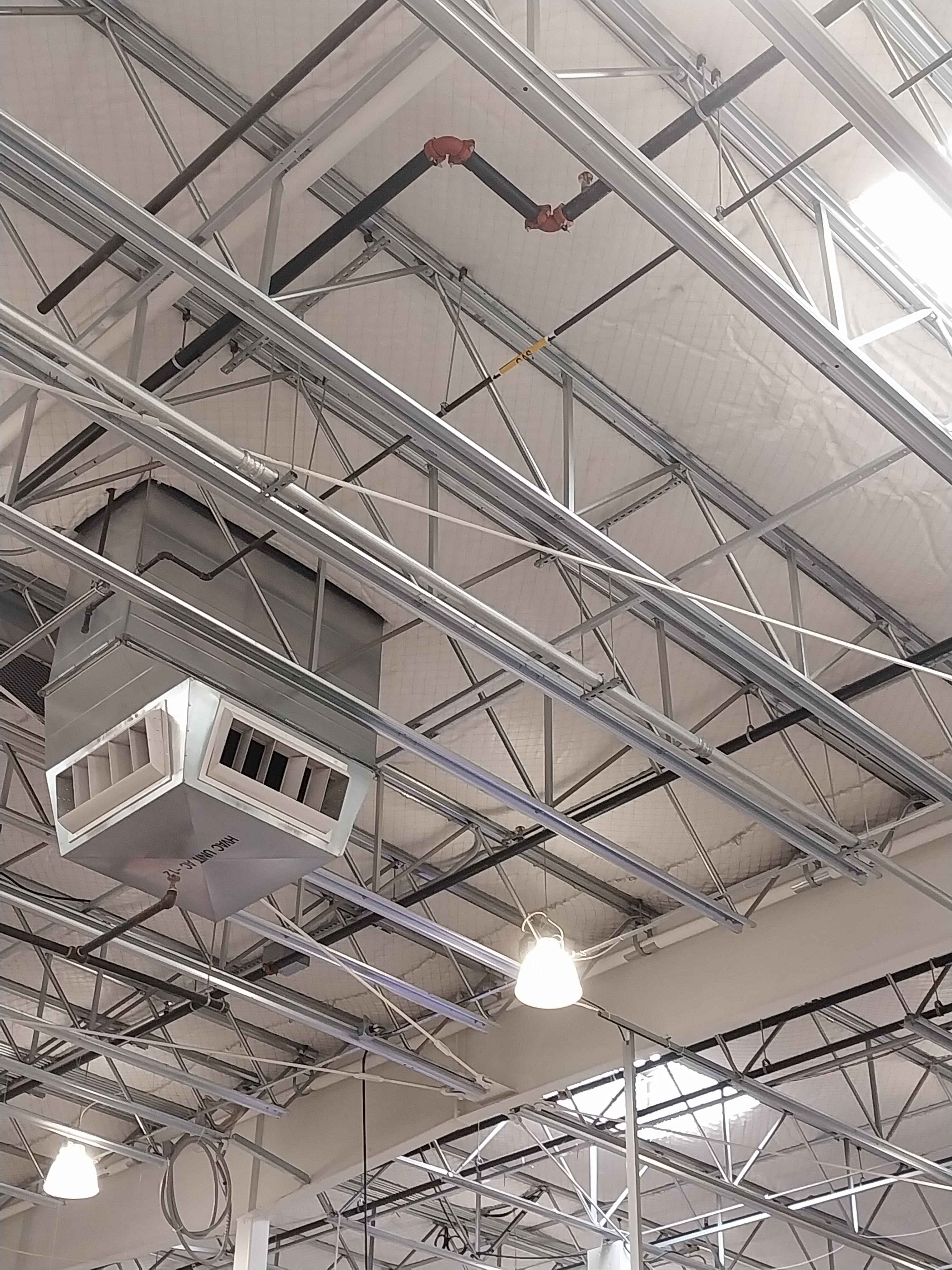 Warehouse ceiling.