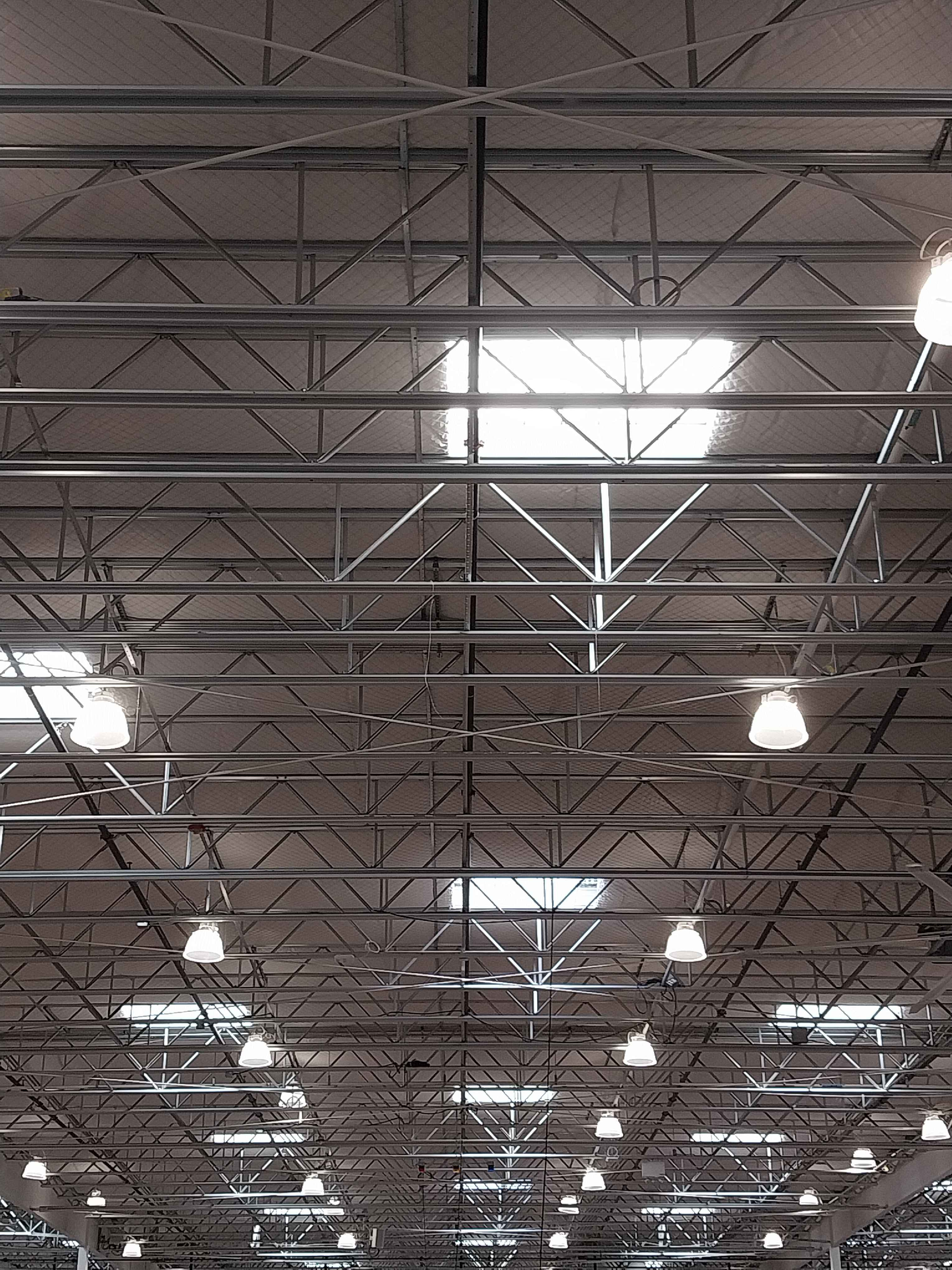 Warehouse ceiling.