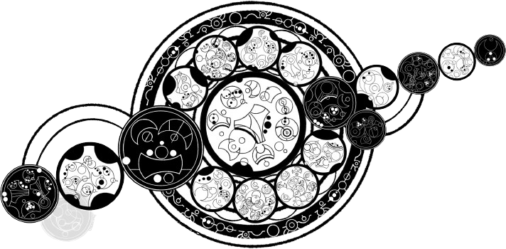 the entire transcript in circular Gallifreyian the entire transcript in circular Gallifreyian