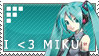 i heart miku stamp