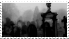stamp of a foggy garveyard