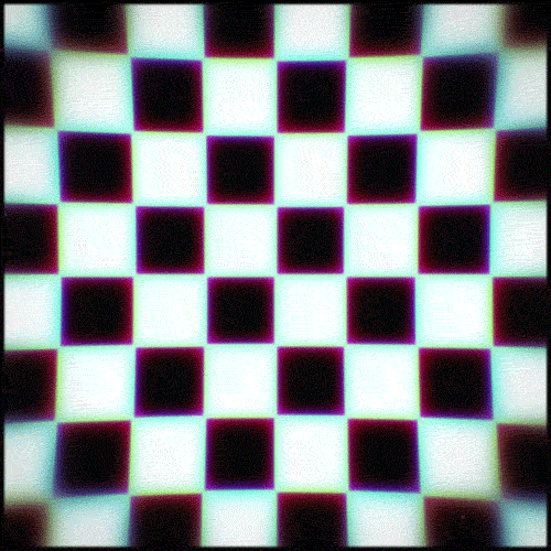 moving checkered texture. used in the background of the credits page