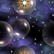 purple and gold texture of stars and bubbles. used in the background of the home page