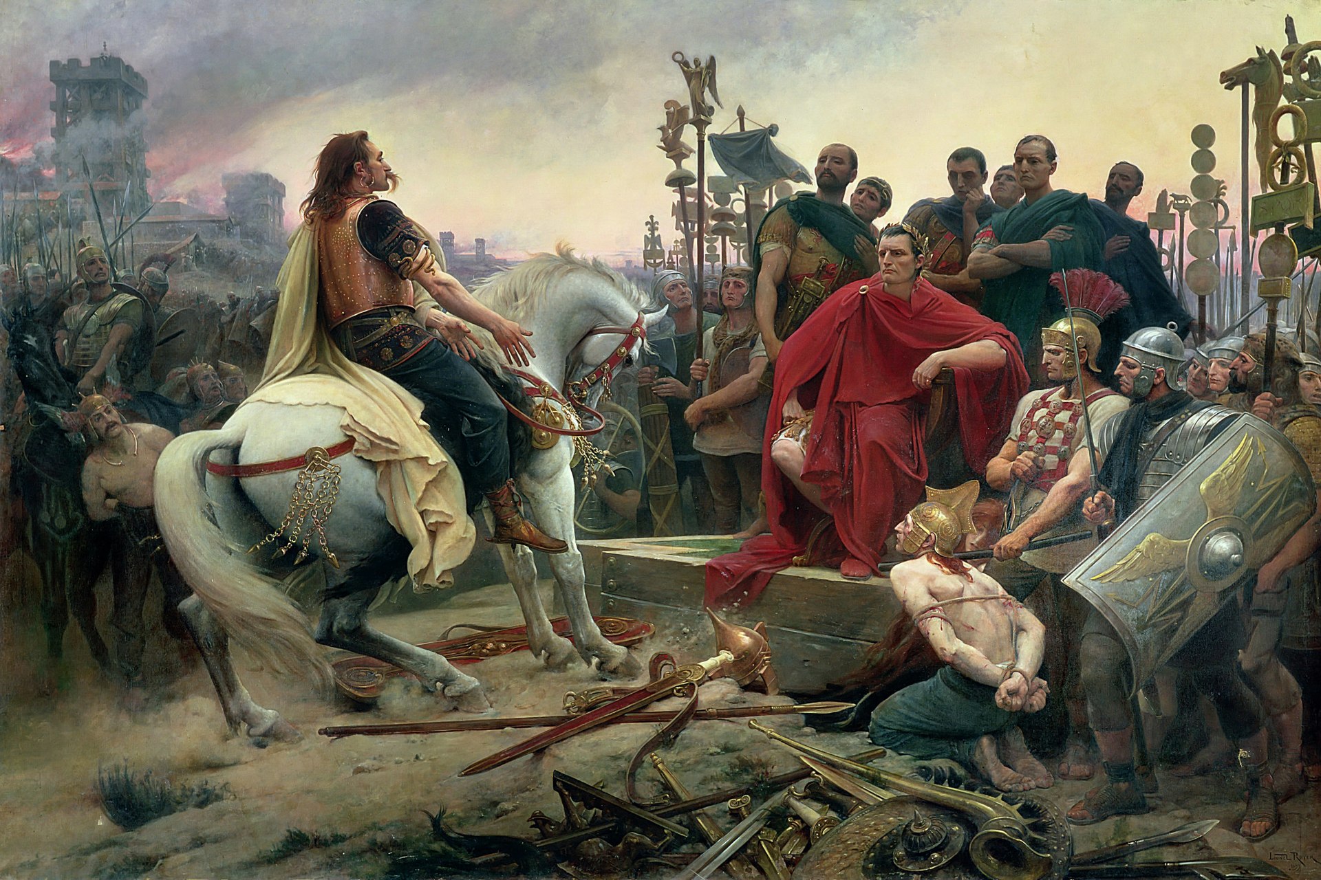 verceingetorix surrenders