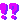 purple exclaimation mark and question mark pixel
