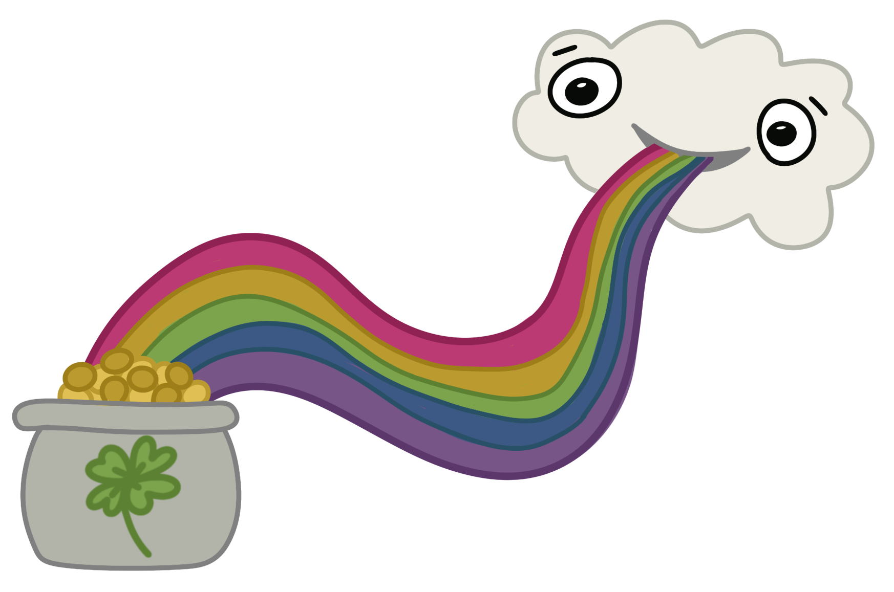 Pot Of Gold Illustration