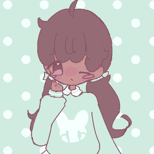A doodle of the mayor drawn in pixel style. She is holding her hand up to her face and looks a bit upset.