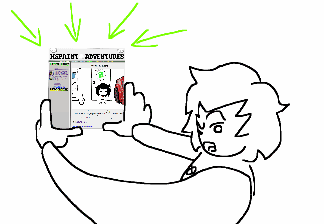 Max holding a picture of the first page of I Need A Hero.