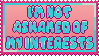 I am not Ashamed of my Interests