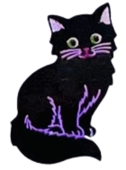 Black Cat Sticker