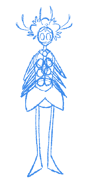 A fullbody sketch of Death