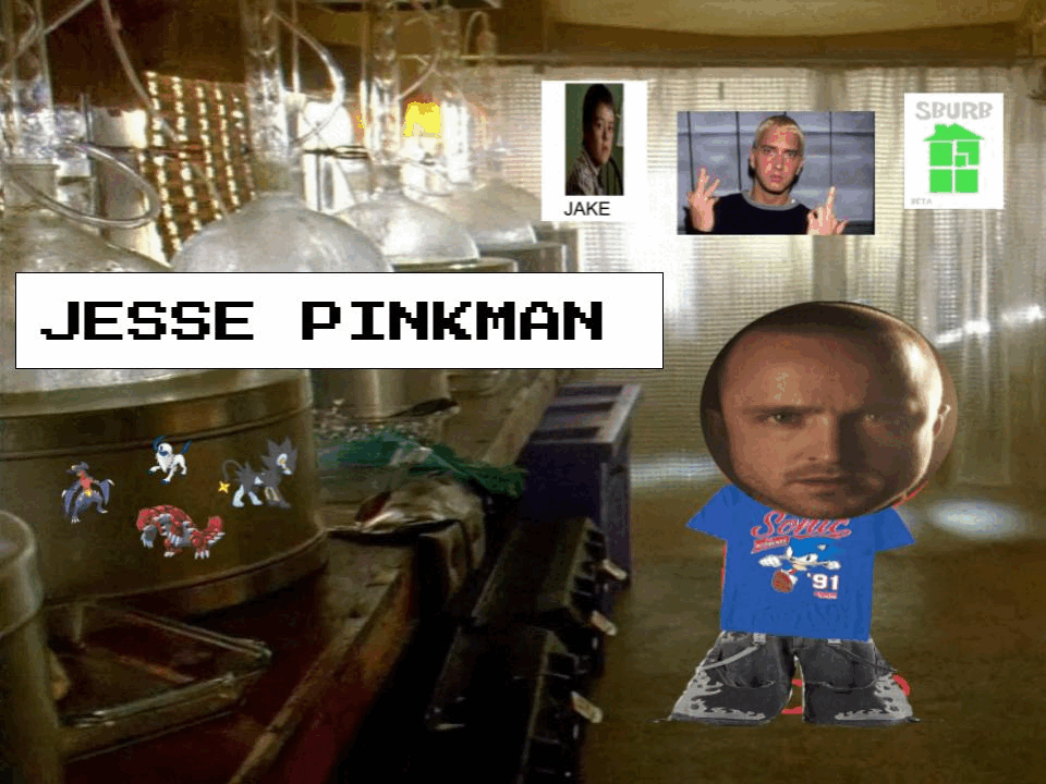Identical to page 1 but with a flashing checkmark next to a textbox that says "JESSE PINKMAN"