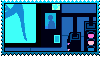 cyber city deltarune stamp