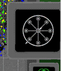 A zoomed in version of the previous image, focused on the terminal showing what appears to be a map of an 8 planet session.