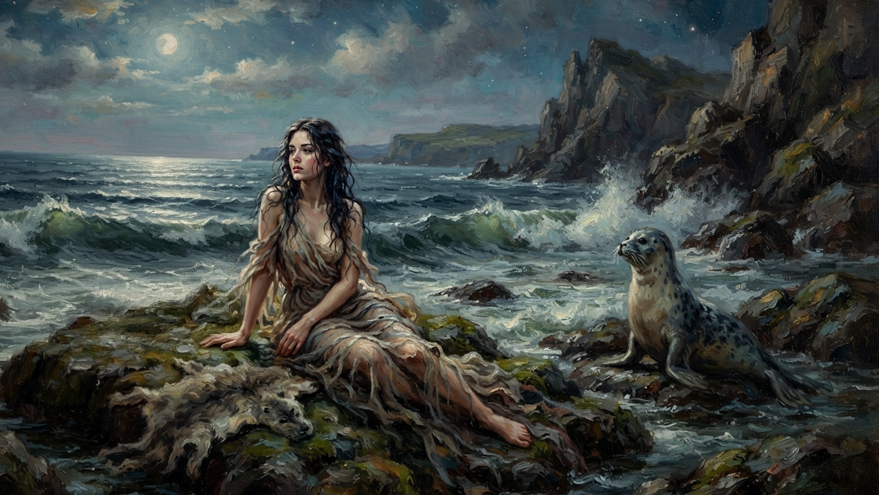 The Selkie-Folk — a shape beneath the waves