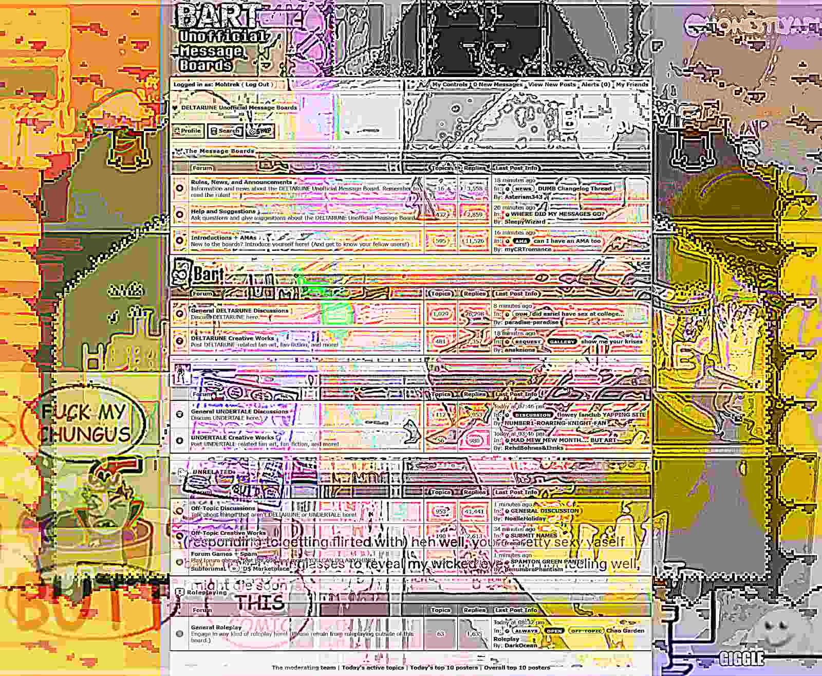 DELTARUNE Unofficial Message Boards -> [Dis] POST images made for DUMB