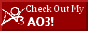 A red rectangluar button with white text readning 'Check out my Ao3!'