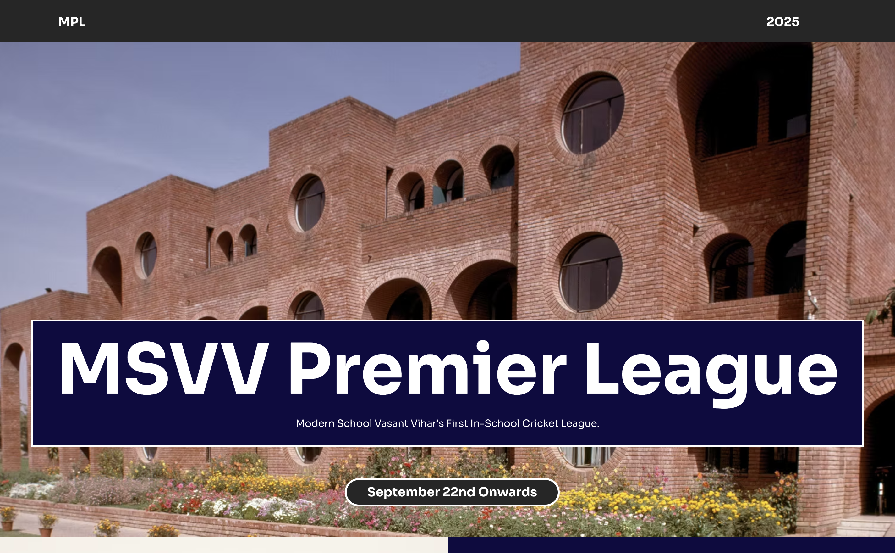 MSVV Premier League project screenshot