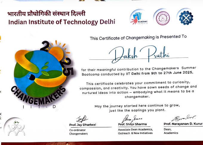 STEM Certificate