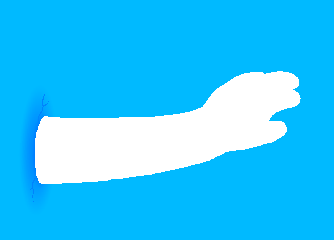 John egbert's arm poking out of a portal in canon