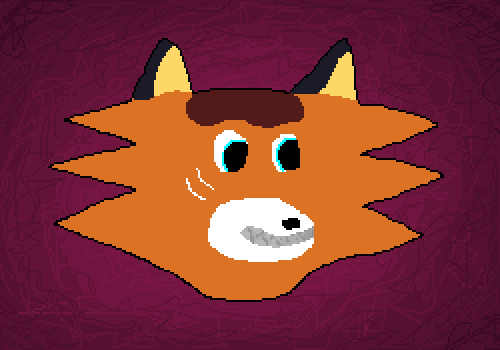 The Foat's head cartoonishly unpeals its flesh from its skull. The skull extends into his ears and face fluff, so I guess his head is entirely hard and pointy.