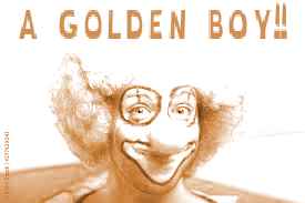 Rare Golden Boy Clown