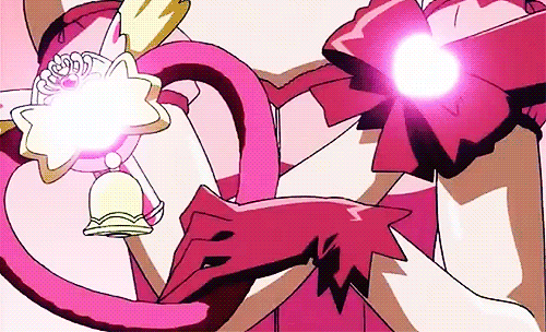 me using my magical girl powers trust