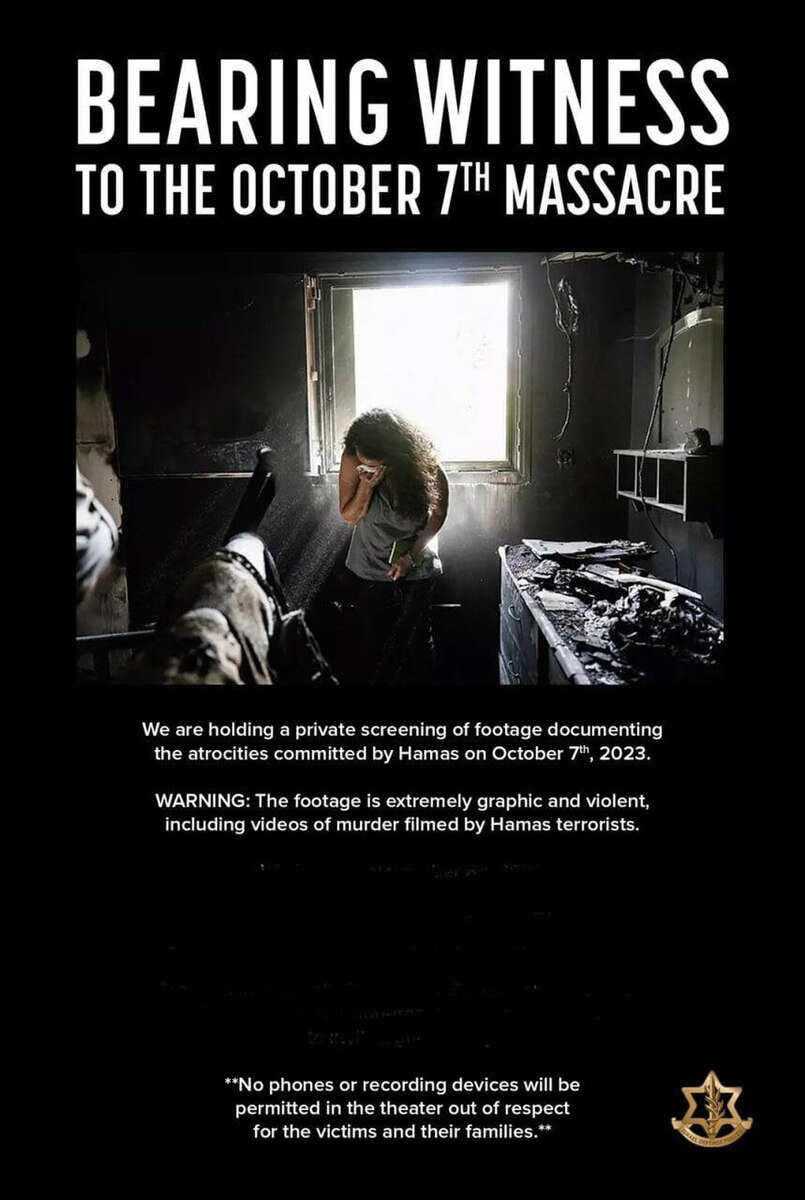 ⠀Bearing Witness to the October 7th Massacre⠀