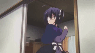 ⠀Rikka gif⠀