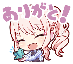 Mizuki thanking the bird. Oh mama don't get too attached mama.