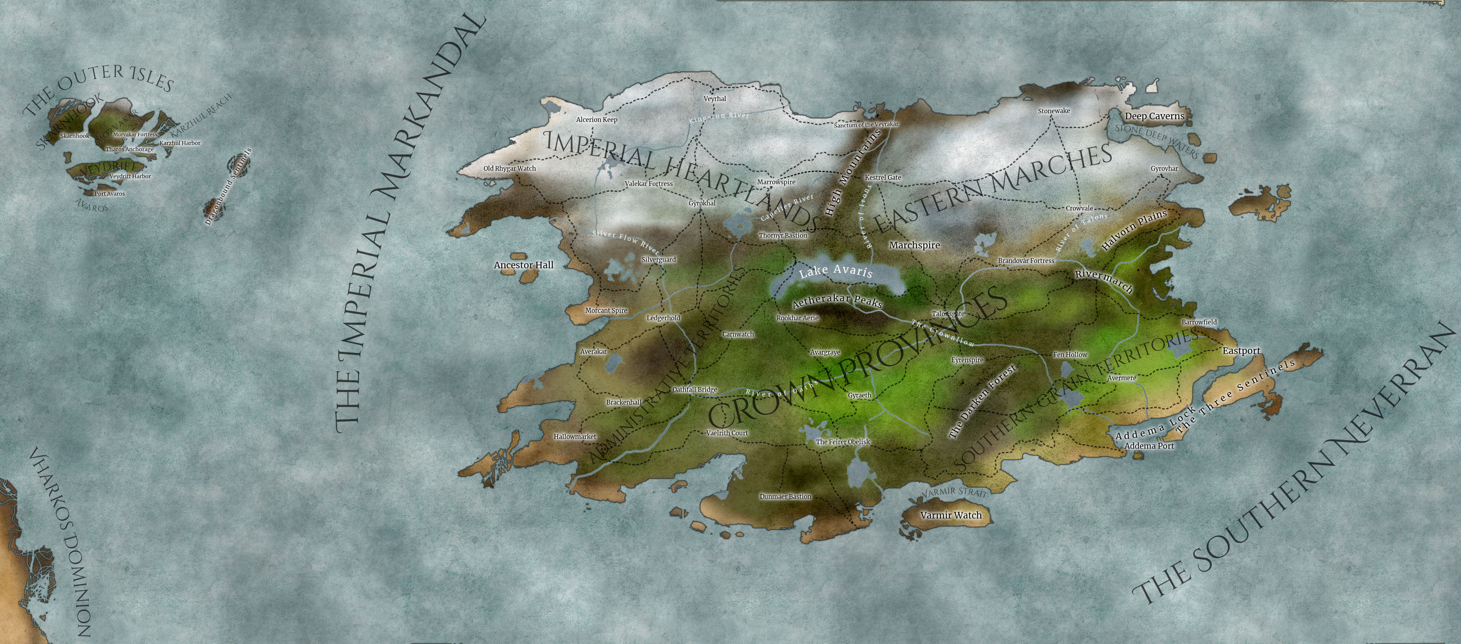 Official map of TGE:A