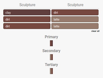Sculpture Colour Range