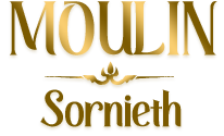 Affiliate banner for the hatchery 'Moulin Sornieth.' The text is overlaid with ornate golden accents, suggesting lavish opulence.