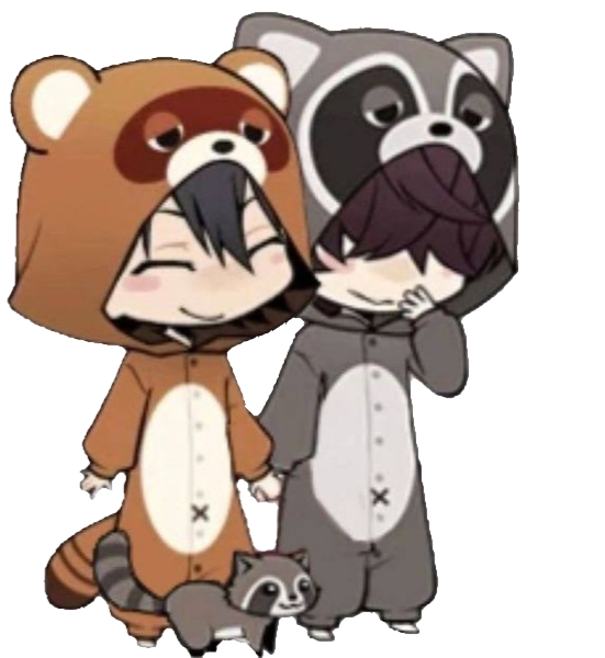 ranpoe chibis holding hands #yaoi