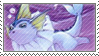 Purple vaporeon stamp.