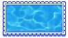 Blue water stamp.