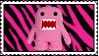 Pink domo stamp.