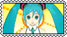 Yellow miku po pi po animation stamp.