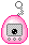 Pink tamagotchi device.
